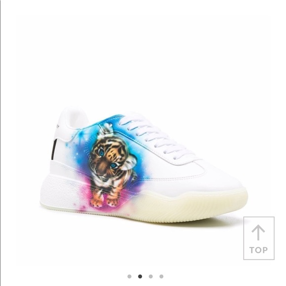Stella McCartney Shoes - STELLA MCCARTNEY Loop Tiger Alter Sporty Mat Sneakers- 35